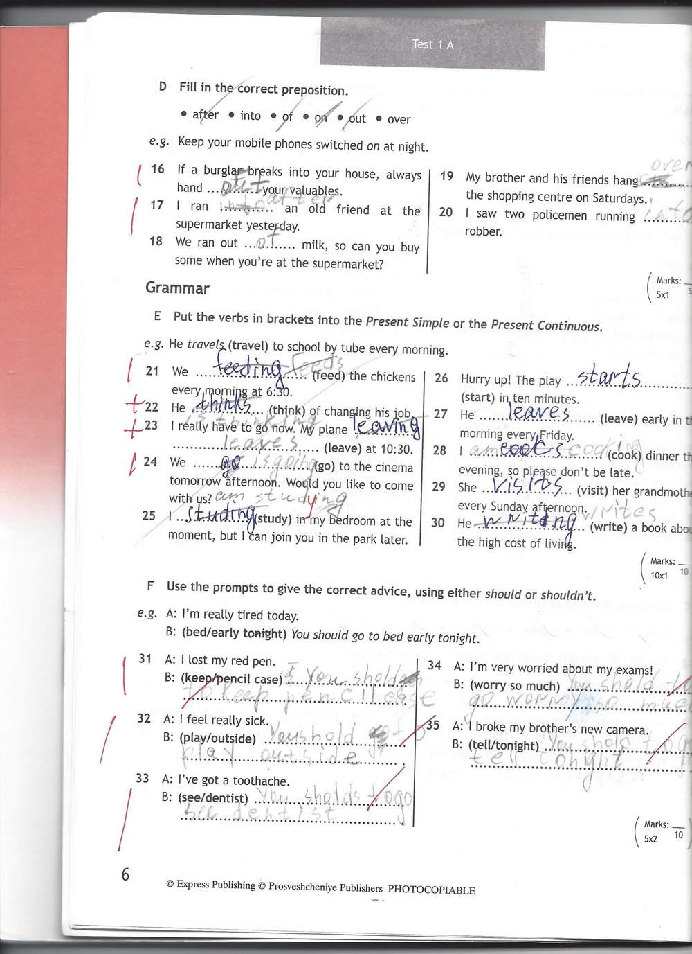 Ответы на рабочая тетрадь по английскому ваулина 7 класс