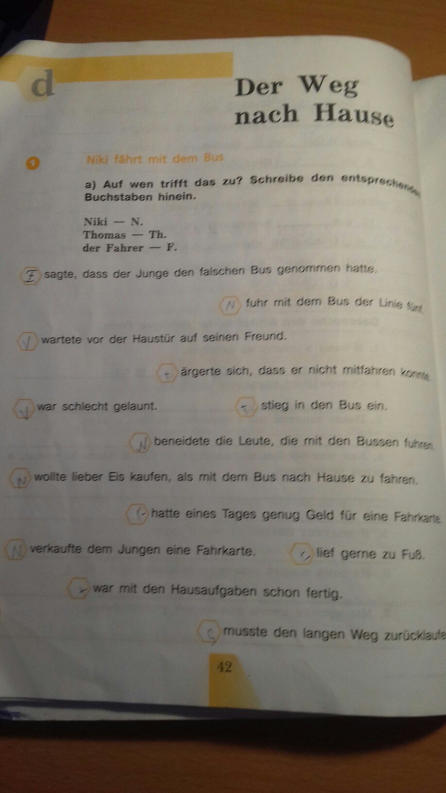 Скачать домашнее задание по немецкому из рабочей тетради за 5 класс