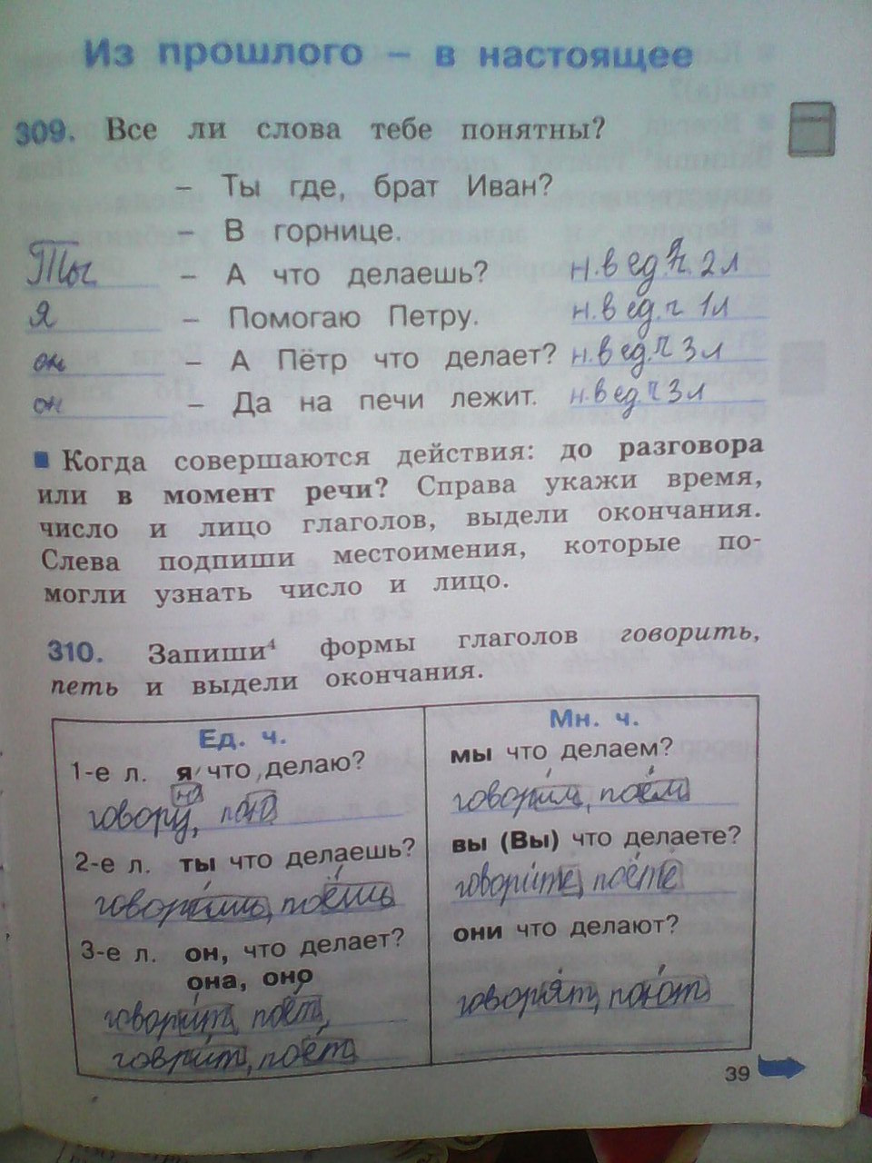 Гдз по русскому языку для 2 класса м.с.соловейчик упр.298 в рабочей тетради