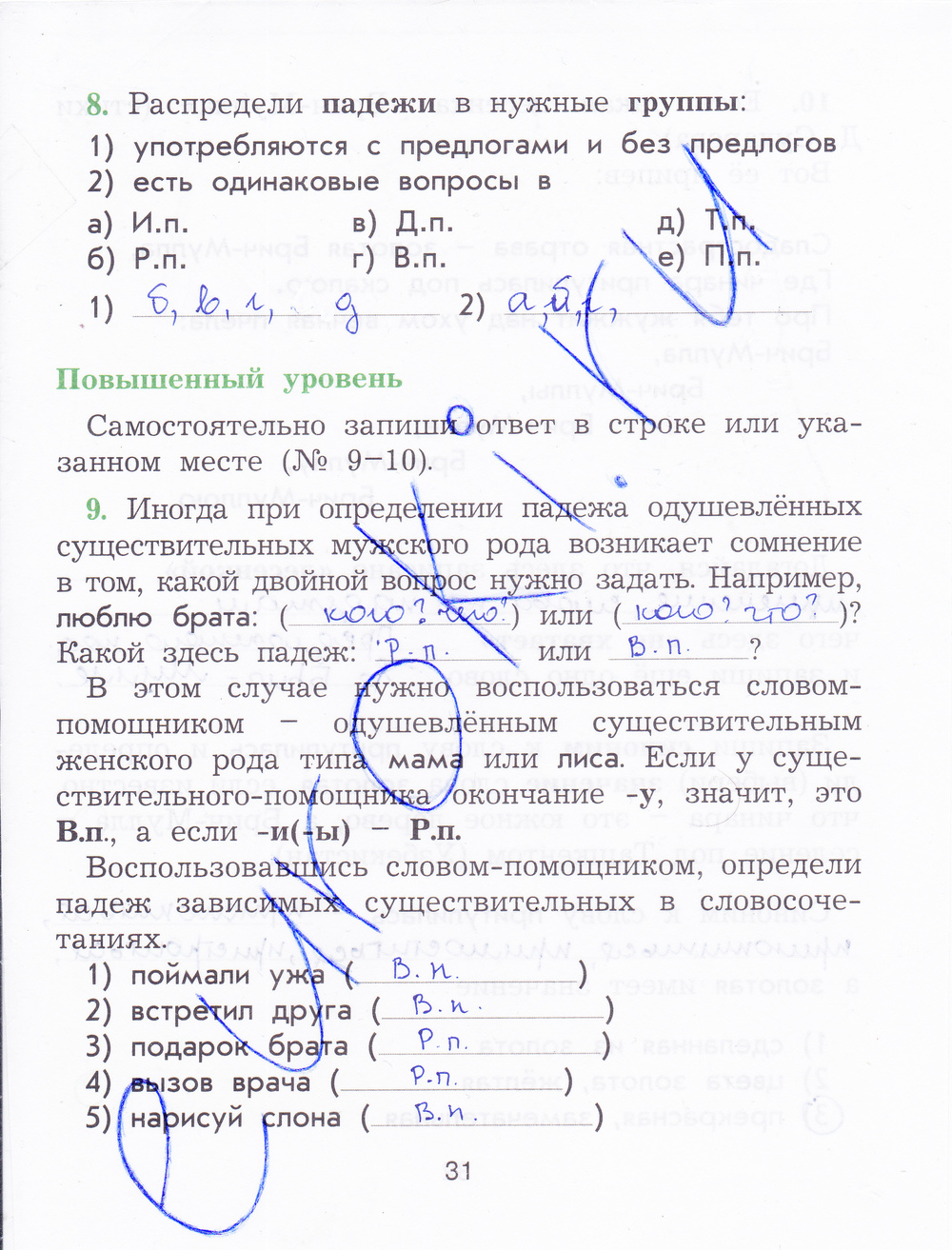 Гдз для рабочей тетради по русскому языку 2 класс исаева