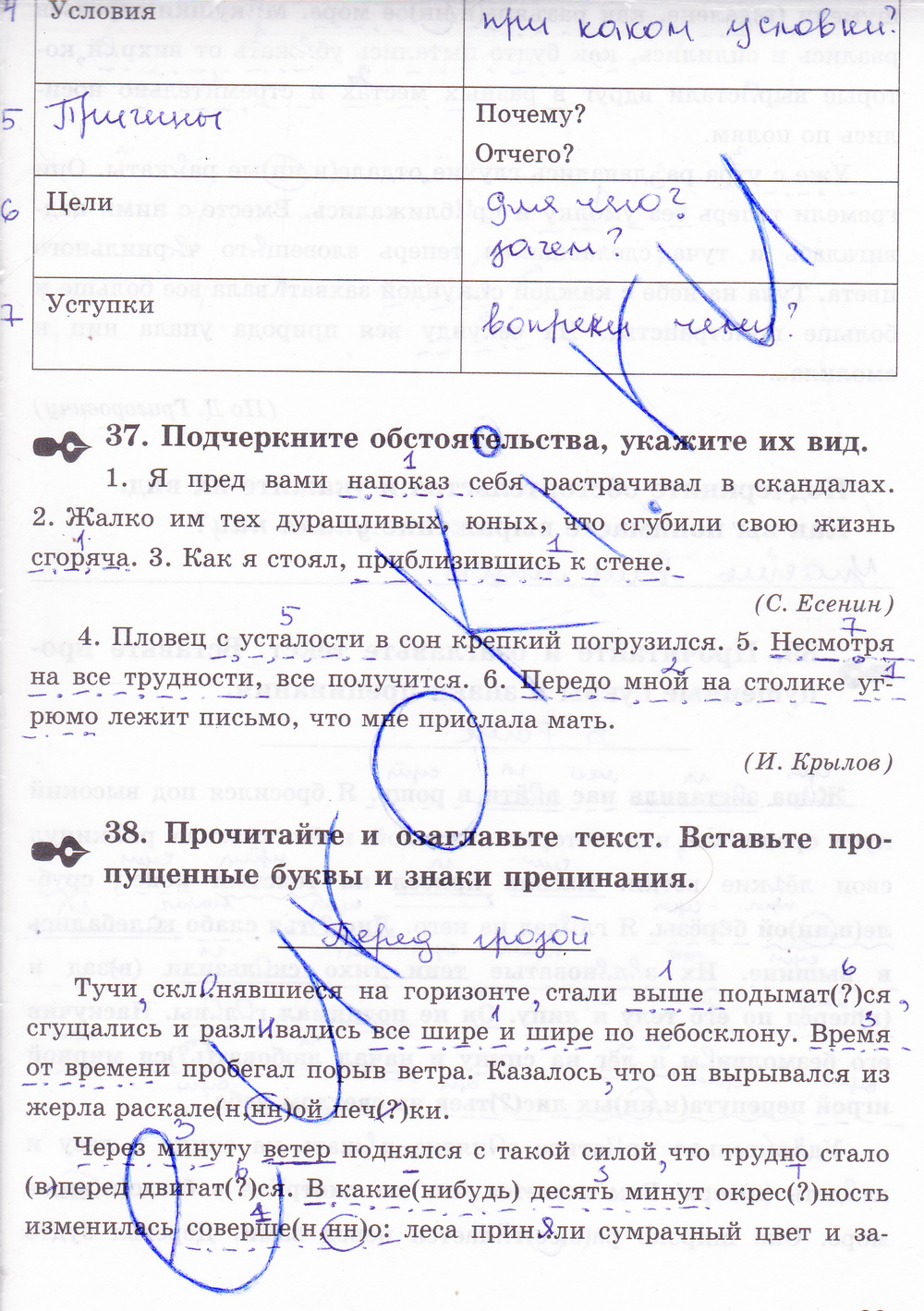 Ответы по рабочей тетради по русскому языку 8 класс петрова