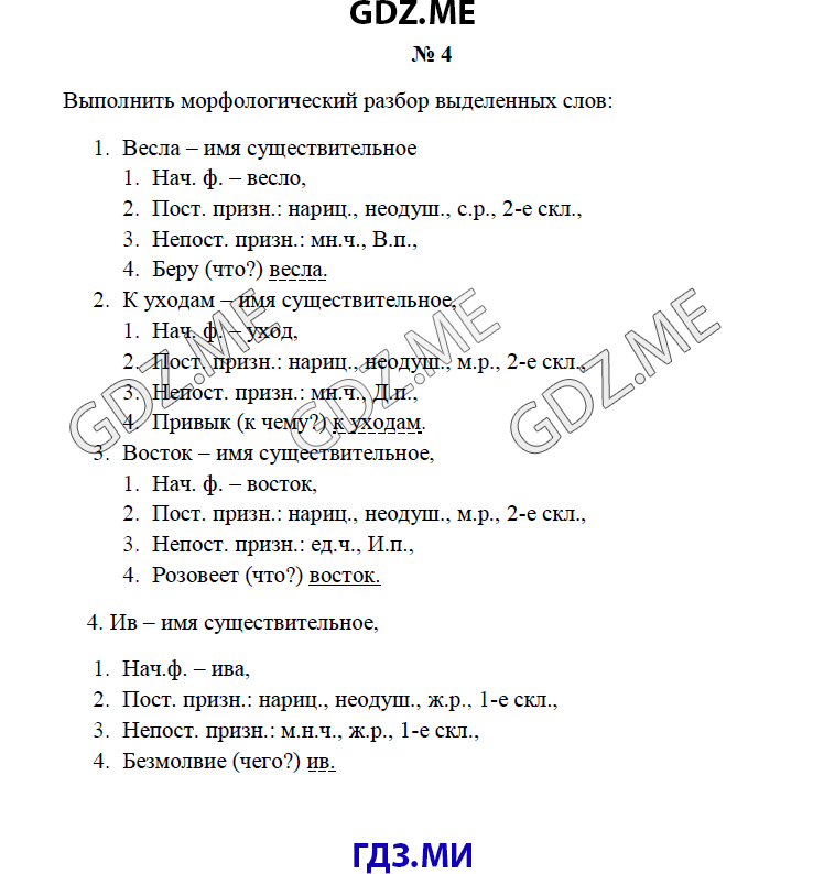 Виноградова русский язык 4 класс 2 часть