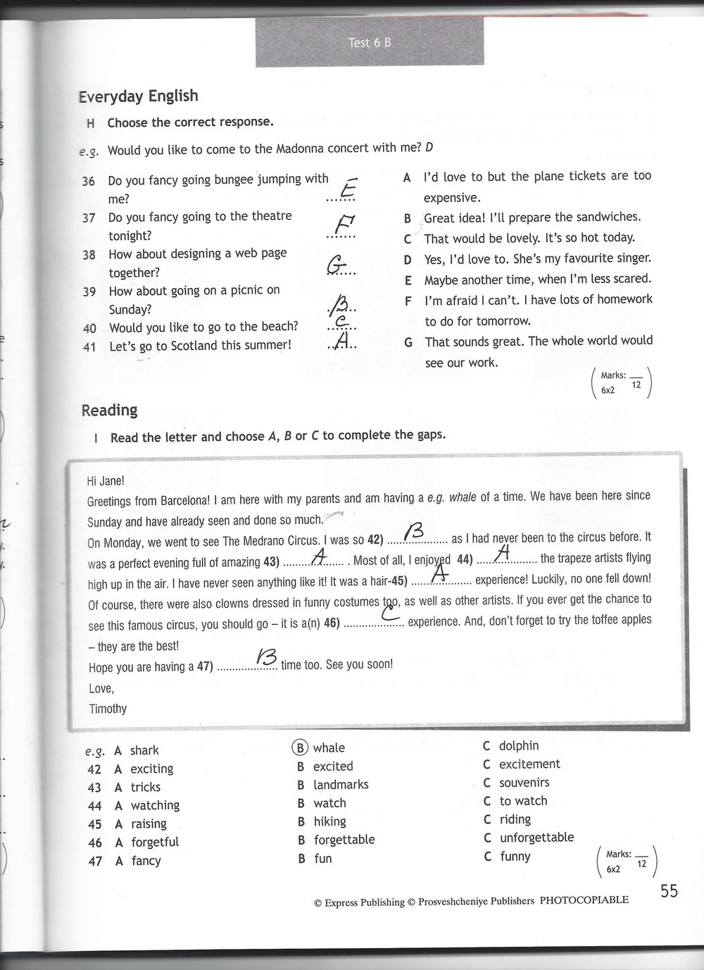 Тест бук 7 класс ответы. Test booklet 7 класс Spotlight ваулина. Test booklet 7 класс Spotlight. Test по английскому языку 7 класс ответы. Тест 7а по английскому с ответами.