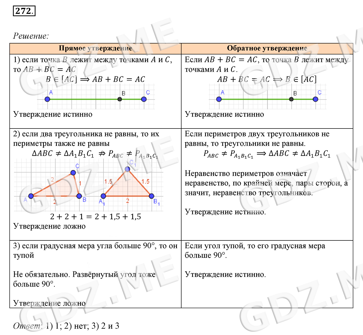 Задание номер 272 (Глава 2 Треугольники) - ГДЗ по Геометрии 7 класс Мерзляк  - GDZ.ME